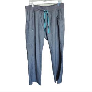 Figs Kade Gray Cargo Scrub Pants